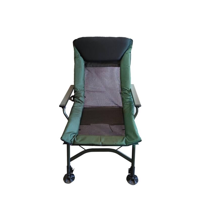 Portable Folding Reclining Camping Chair with Adjustable Backrest