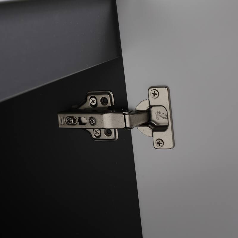 Modern 30 Inch Freestanding Bathroom Vanity Base without Sink, Storage Cabinet with Soft-Close Doors and Adjustable Shelves