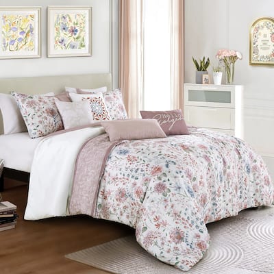 Hazel Luxury 7 Piece Comforter set