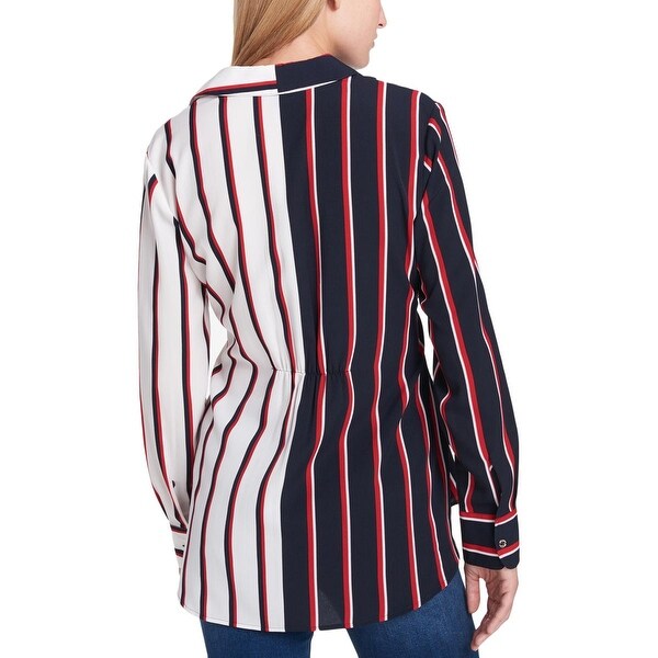 tommy hilfiger striped blouse