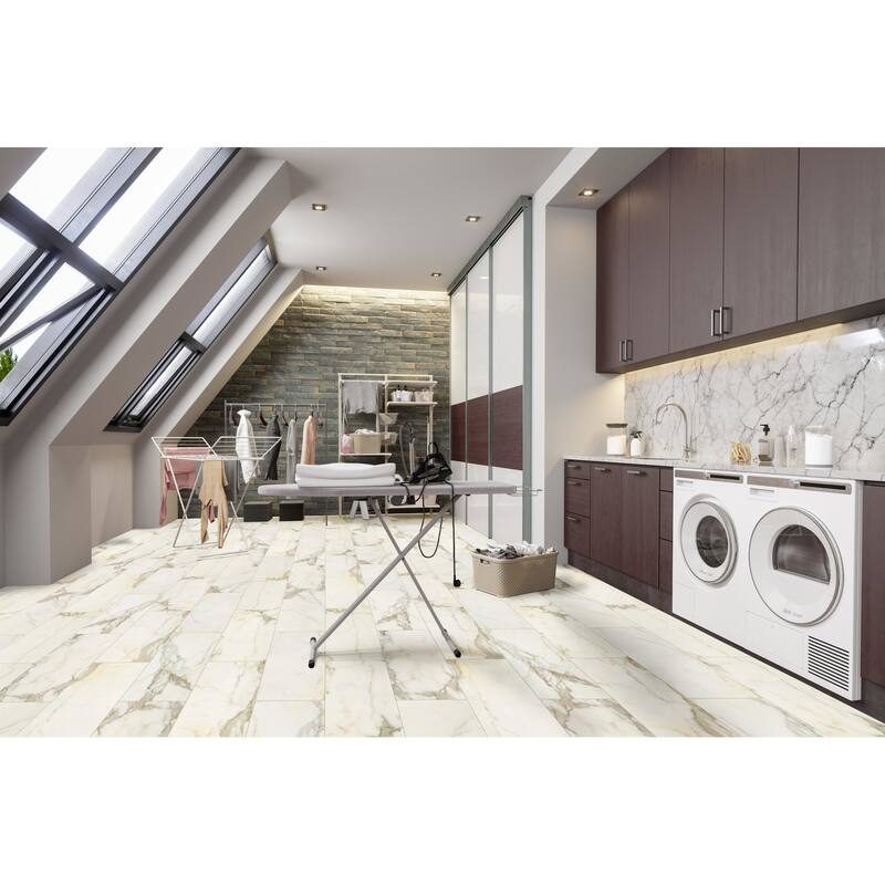 Ackland AKTMT12X24H-CA 12" x 24" Marble Solid Floor and Wall Tile -