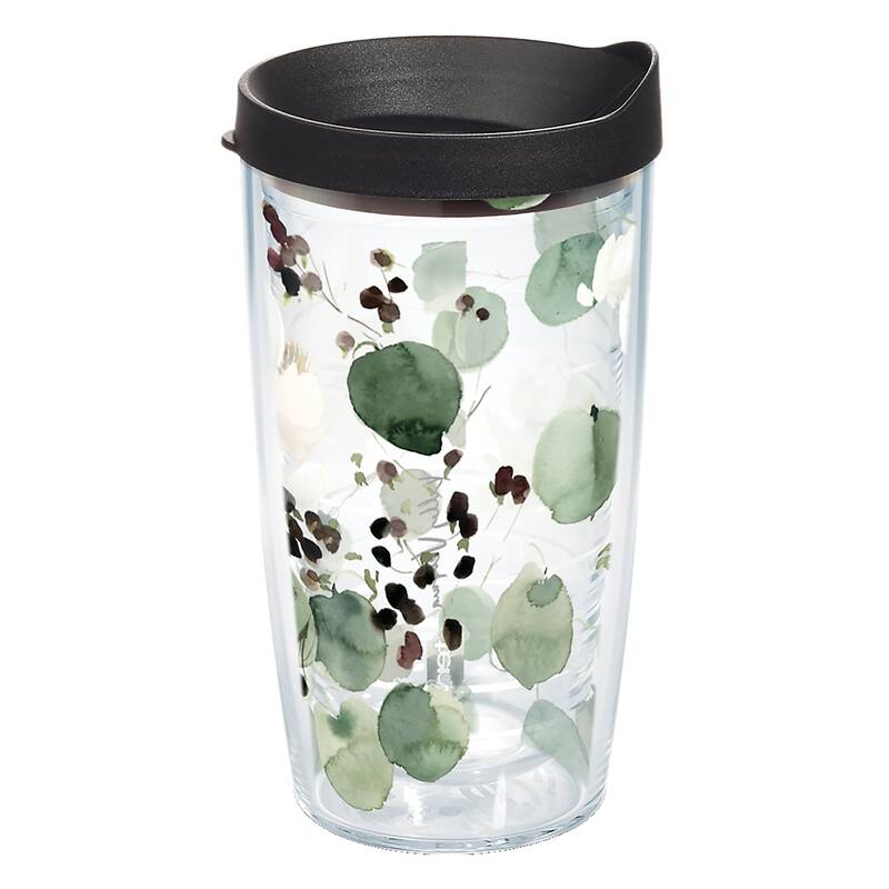 Tervis Kelly Ventura Eucalyptus Made in USA Double Walled Insulated Travel Tumbler, Classic - 16oz