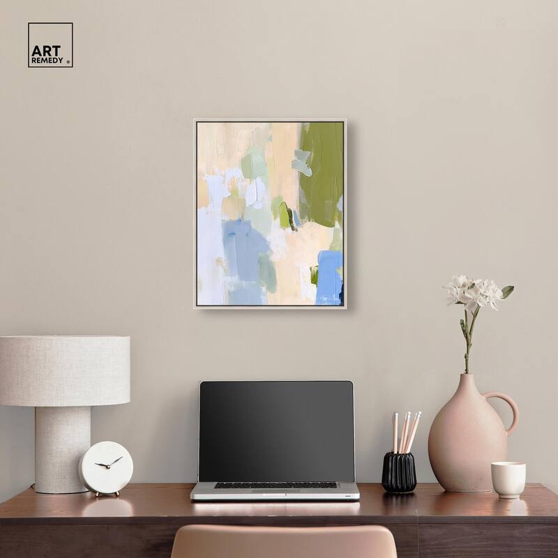 Clover Frost Canvas by Art Remedy