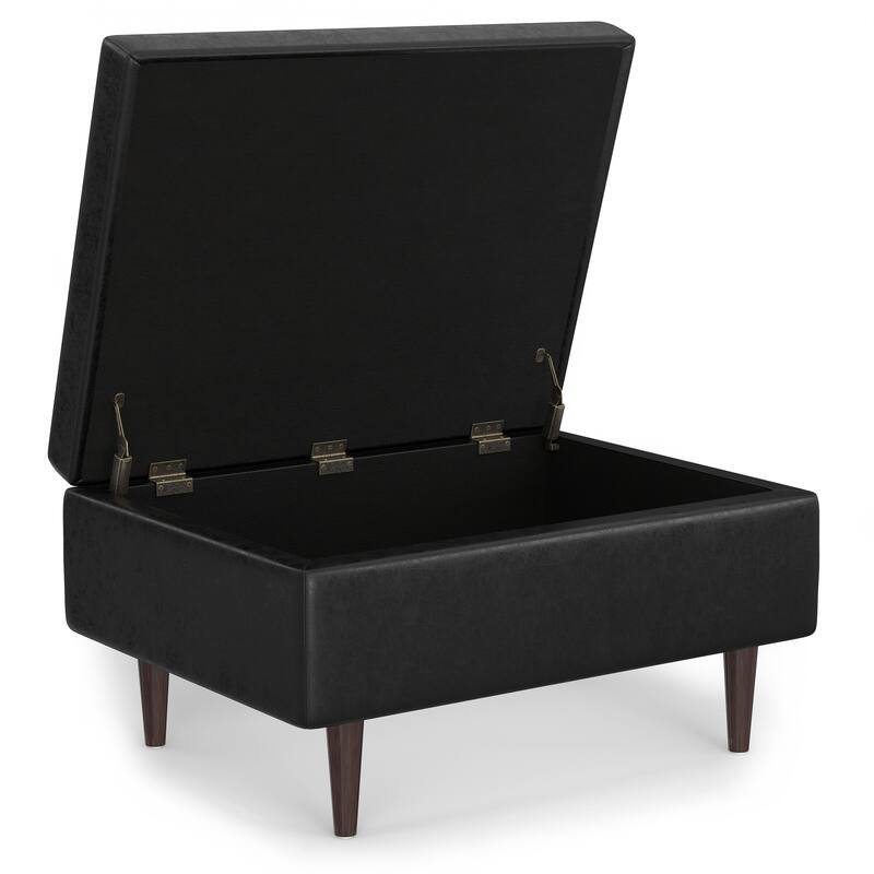Shay Mid Century Small Coffee Table Storage Ottoman