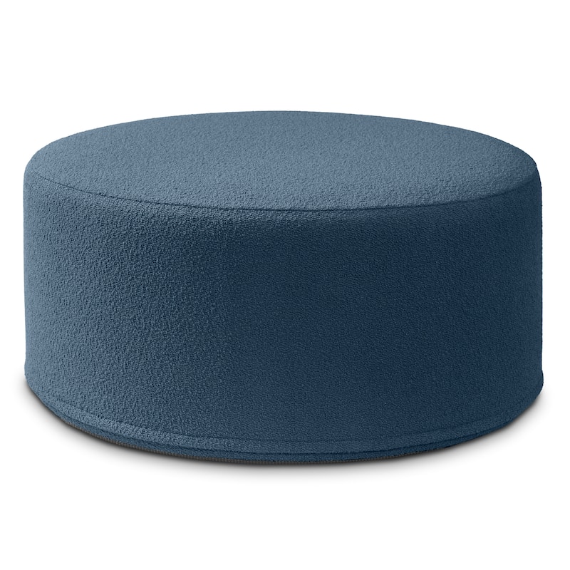 Jaxx Candler Round Couch Ottoman Large Coffee Table & Foot Rest