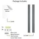 preview thumbnail 8 of 7, Wallniture Denver 46" Floating Shelves for Photo Display, Picture Ledge Shelf, Gray (Set of 2)