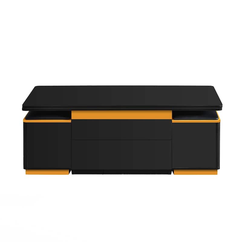 Lift-Top Coffee Table with 4 Storage Stools, Modern Space Saving Center Table , Multi-Functional Adjustable Coffee Table