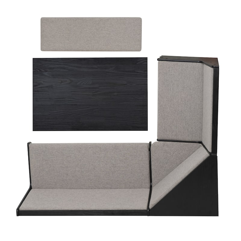 Hannah Breakfast Nook 3-piece Dining Set