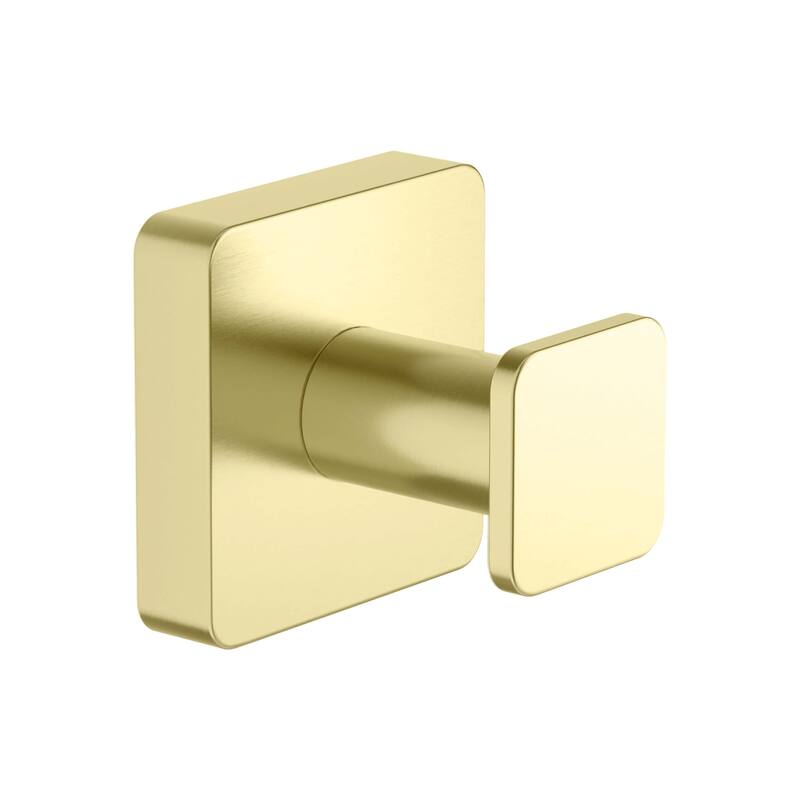 Blaze Bathroom Towel & Robe Hook - Brushed Gold