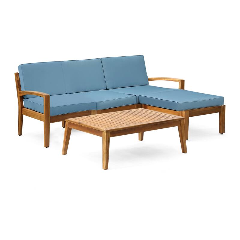 Modern Conversation Sets with Chaise Lounge and End Table