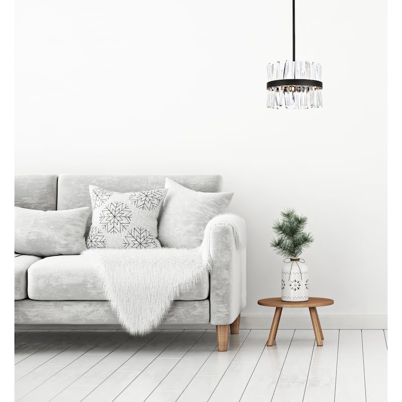 Indigo Home 16 inch crystal round pendant light