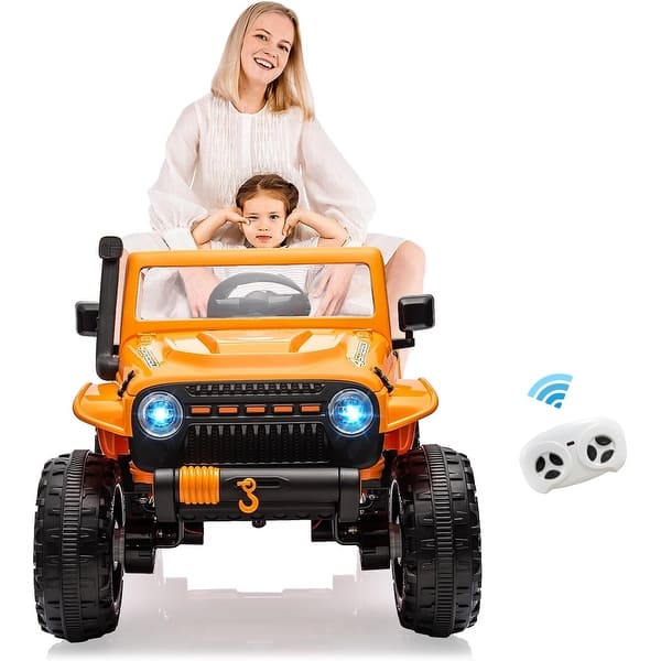 slide 2 of 8, 24V Kids Ride On Car w/Remote Control Orange