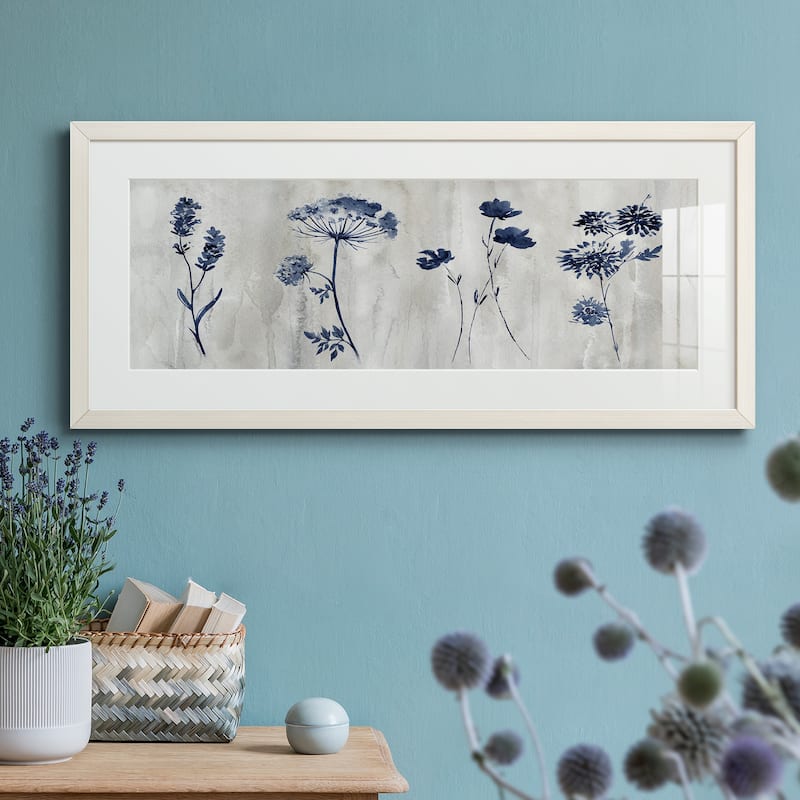 Indigo Row-Premium Gallery Framed Print
