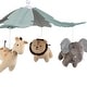 preview thumbnail 2 of 5, Lambs & Ivy Jungle Friends Musical Baby Crib Mobile Animals Soother Toy