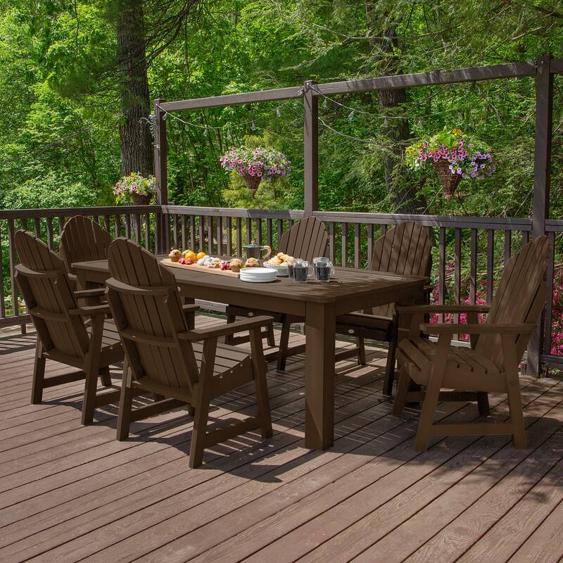 HIGHWOOD Hamilton Adirondack 7-Piece Outdoor Dining Height Set
