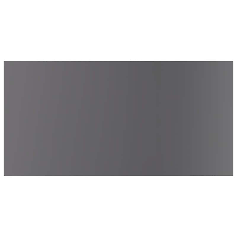 vidaXL Bookshelf Boards 8 pcs High Gloss Gray 31.5"x15.7"x0.6" Chipboard
