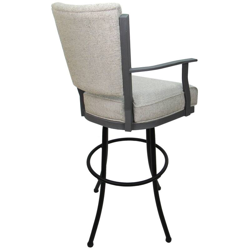 Swivel Extra Tall 34" (35") Metal Bar Stool Montana on Noam Base - 34" Seat