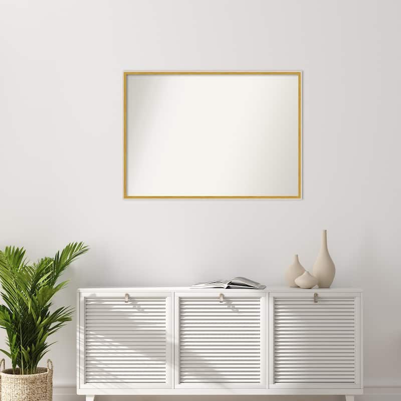 Paige Non-Beveled Wood Framed Wall Mirror