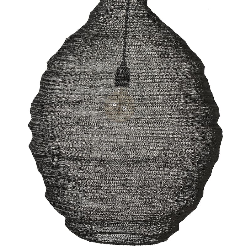 Corfu 148.5" Height Ceiling Fixture, Black - 20 x 40 x 20