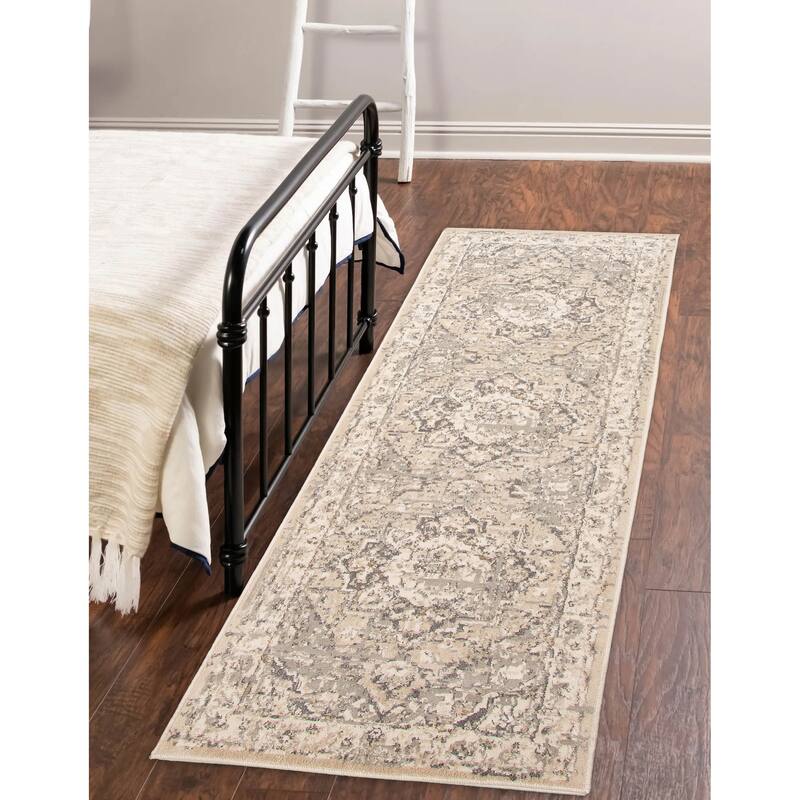 ECARPETGALLERY Machine Woven Priya Grey Area Rug