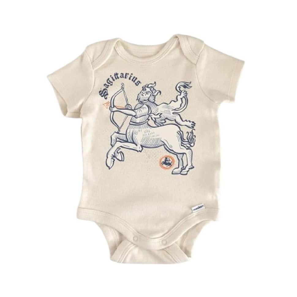 Sagittarius Zodiac Constellation - Baby Boy Girl Clothes Infant Bodysuit Funny Cute
