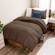 preview thumbnail 131 of 138, Bare Home Hypoallergenic Down Alternative Comforter Set Twin - Twin XL - Cocoa