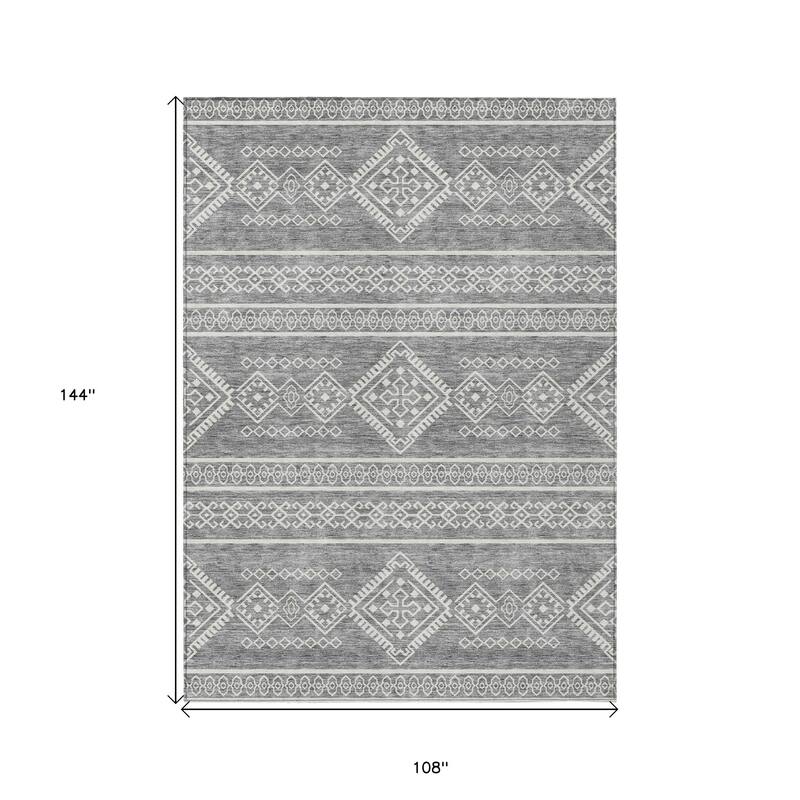 HomeRoots Southwestern Transitional Rectangle Outdoor Rug