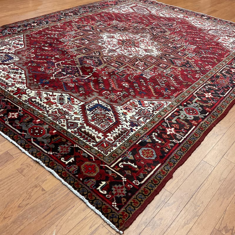 HERAT ORIENTAL Handmade Fine Heriz Rug - 8'3" x 10'11"
