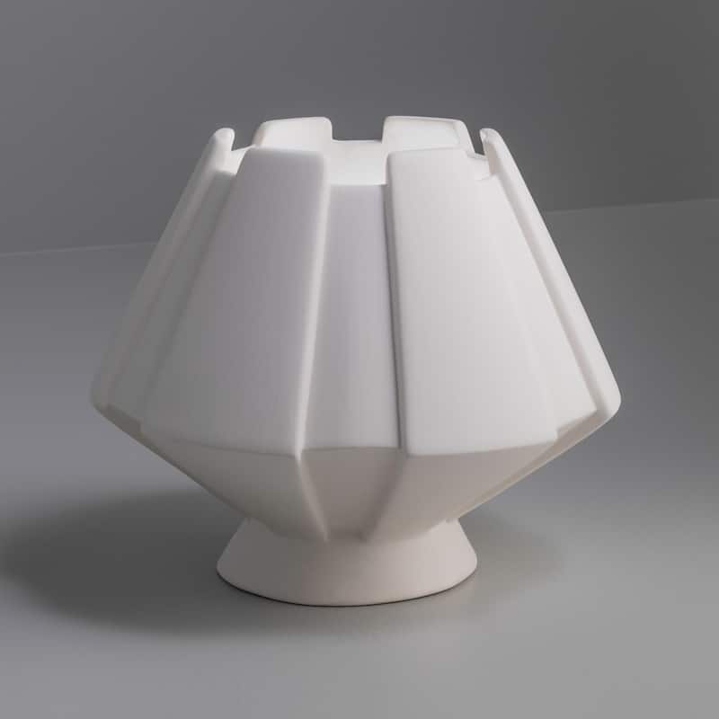 Justice Design Group Meta Ceramic Portable Table Lamp