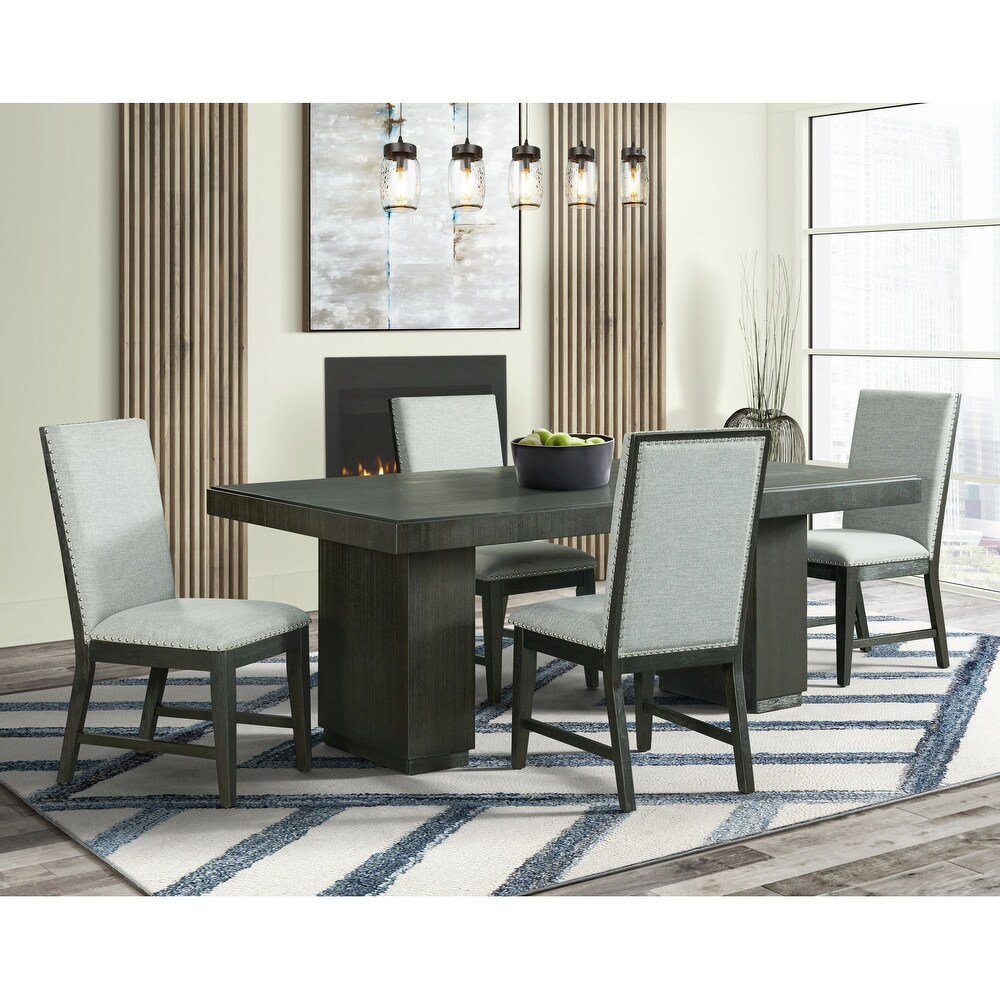 Elements Internationalpicket House Furnishings Holden 5pc Standard Height Dining Set Black 5 Piece Sets Dailymail
