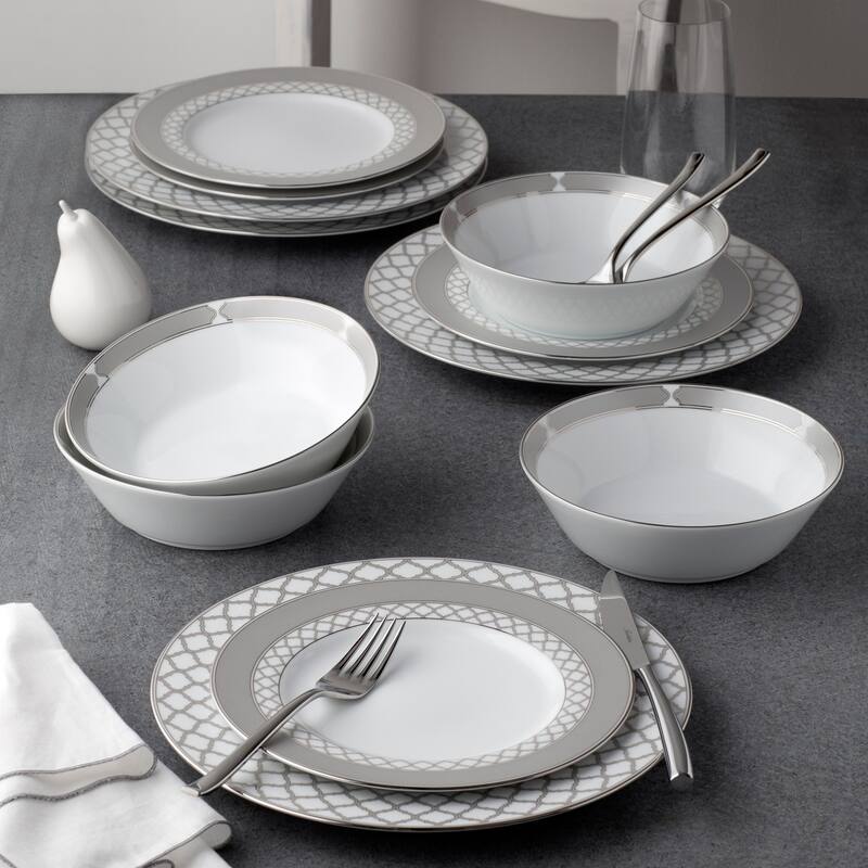 Noritake Eternal Palace 12-Piece Set, Service For 4 - Platinum