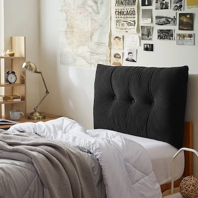 Rainha® Plush Tufted College Headboard by DormCo