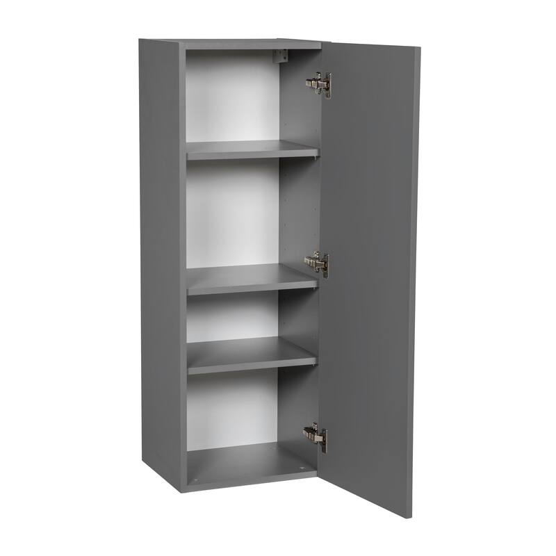 21" x 42" Wall Cabinet-Single Door-Grey - 21 x 42 x 12