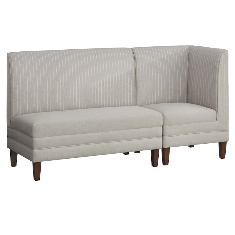 Lifestorey Phillips 2-Piece Upholstered Bench Set