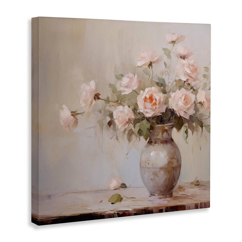 Stupell Romantic Rose Bouquet Canvas Wall Art Design By Arlington Prints
