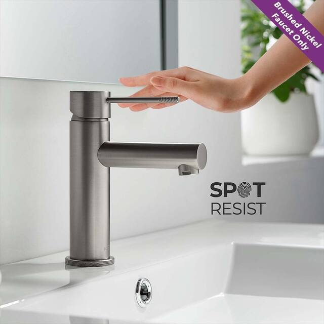 Luxury Solid Brass Single Hole Bathroom Faucet