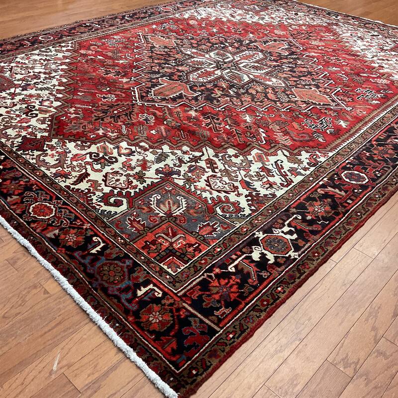 HERAT ORIENTAL Handmade Fine Heriz Rug - 8'6" x 11'2"