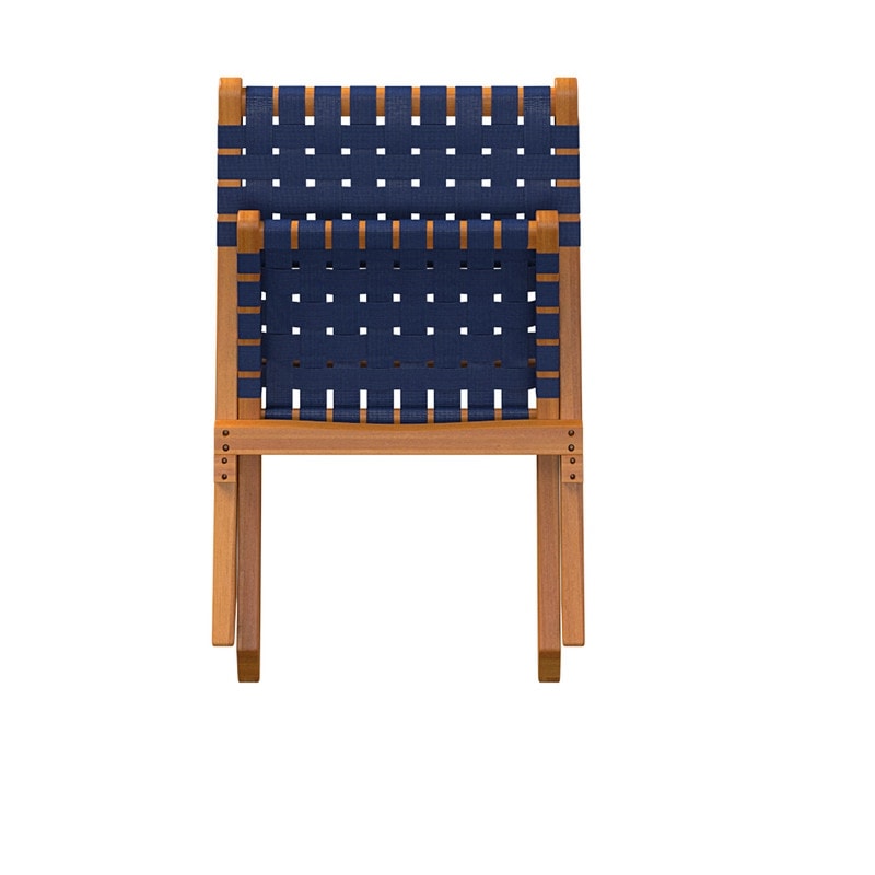 Sava Indoor Outdoor Folding Chair in Navy Blue Webbing On Sale Bed Bath Beyond 32913526