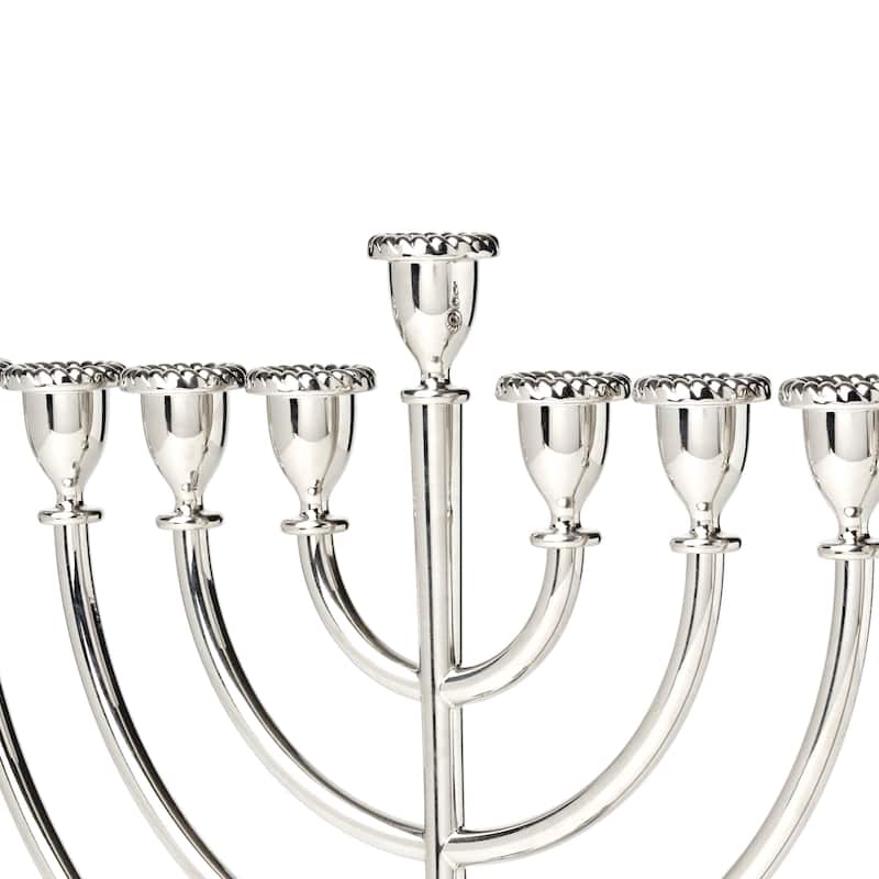 Reed And Barton Roseland Silver Menorah