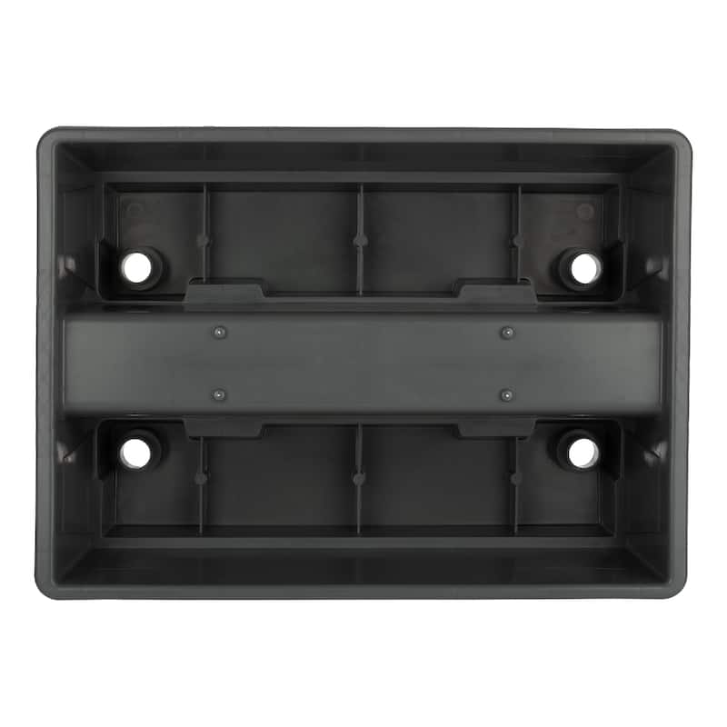 Pure Garden 20.75in Railing Planter - 6-Gal Outdoor Flower Box