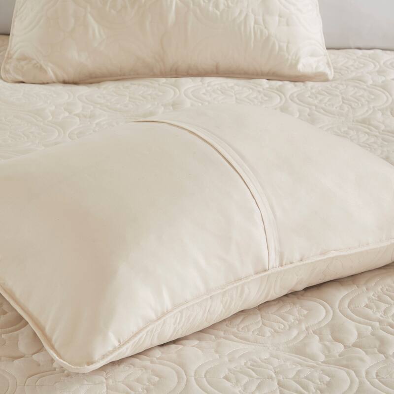 510 Design Hayley Oversized Solid Texture 3 Piece Reversible Bedspread Set