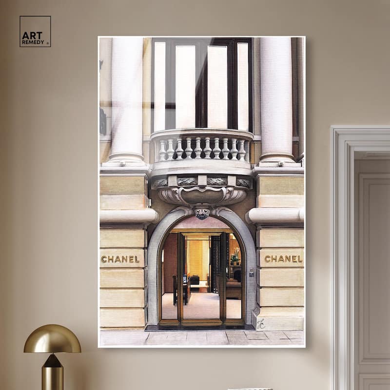 Expensive Store in Paris Acrylic by Art Remedy, Ready to Hang