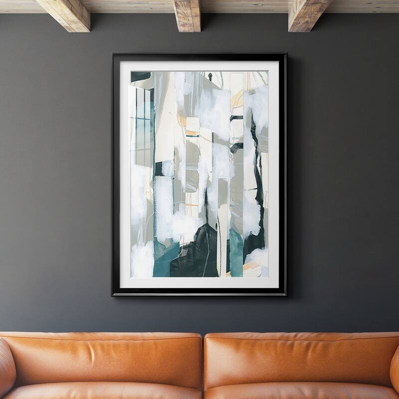 Sea Cavern Strata I Premium Framed Print - Ready to Hang
