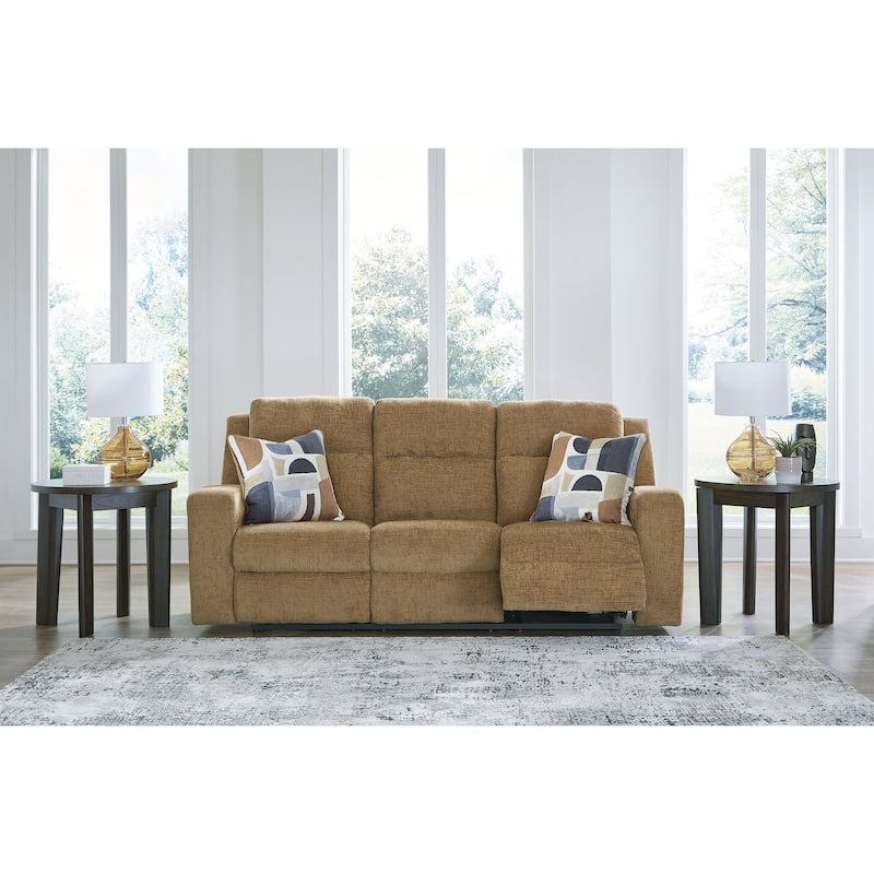 Signature Design by Ashley Kanlow Brown Reclining Sofa - 86"W x 40"D x 40"H