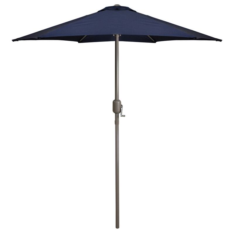 7.5ft Outdoor Patio Market Umbrella with Hand Crank