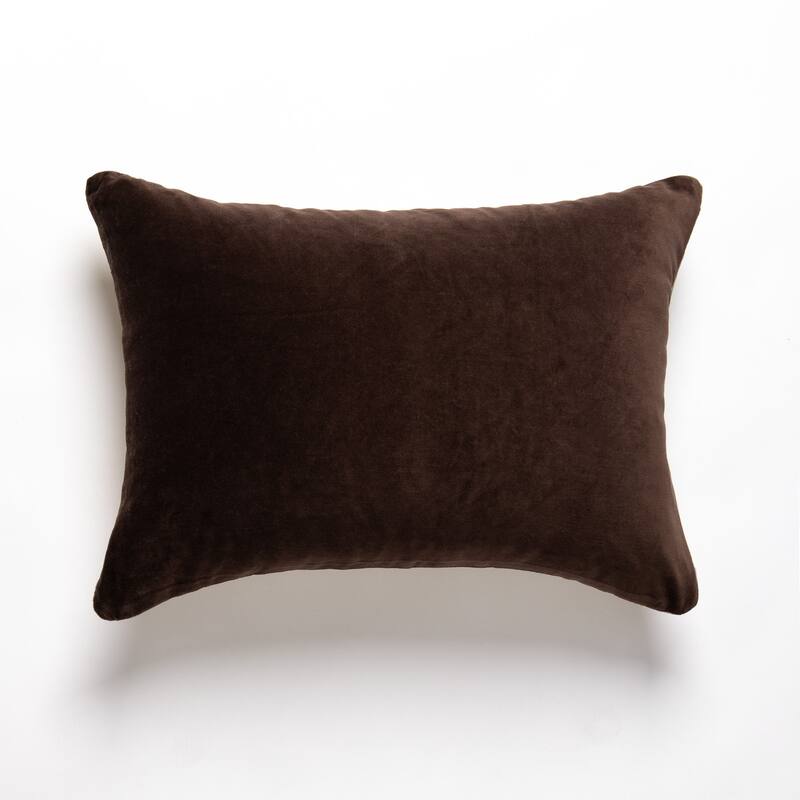 Bales Beige Brown Cotton Decorative Bolster Pillow