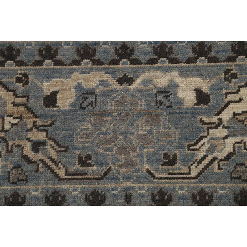 Traditional Geometric Ziegler Turkish Home Decor Area Rug Wool Carpet - 6'7" x 9'10"