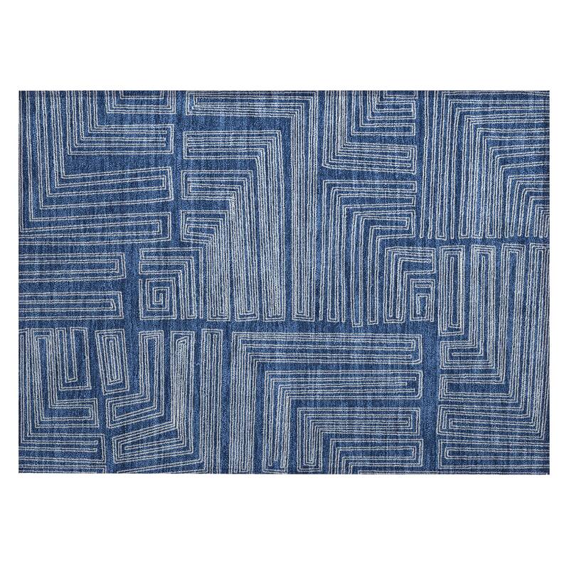 Machine Washable Indoor/ Outdoor Contemporary Stack Chantille Rug