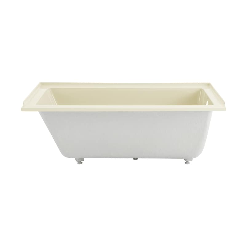 Voltaire 60" X 30" Left-Hand Drain Alcove Bathtub in Bisque