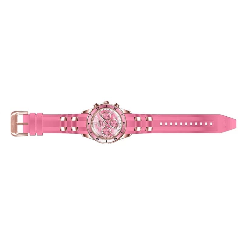 Invicta Women's 39345 Angel Quartz Chronograph Pink Dial Watch